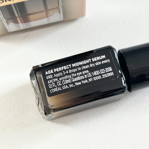 L'Oreal Paris Age Perfect Cell Renewal Midnight Serum skincare mini travel size - Picture 2 of 7